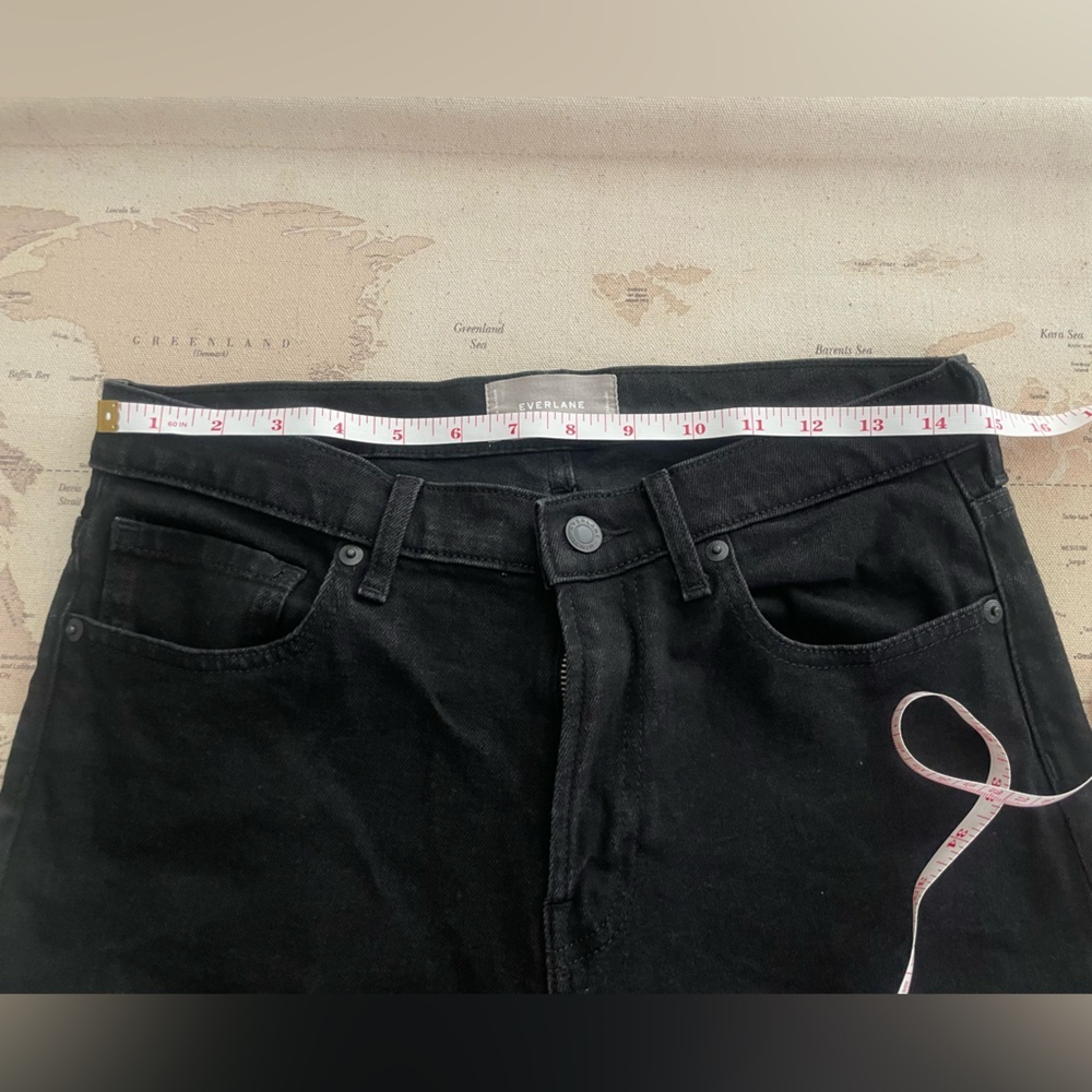 Everlane Black Mid Rise Jeans Size 29 Regular - Picture 10 of 14